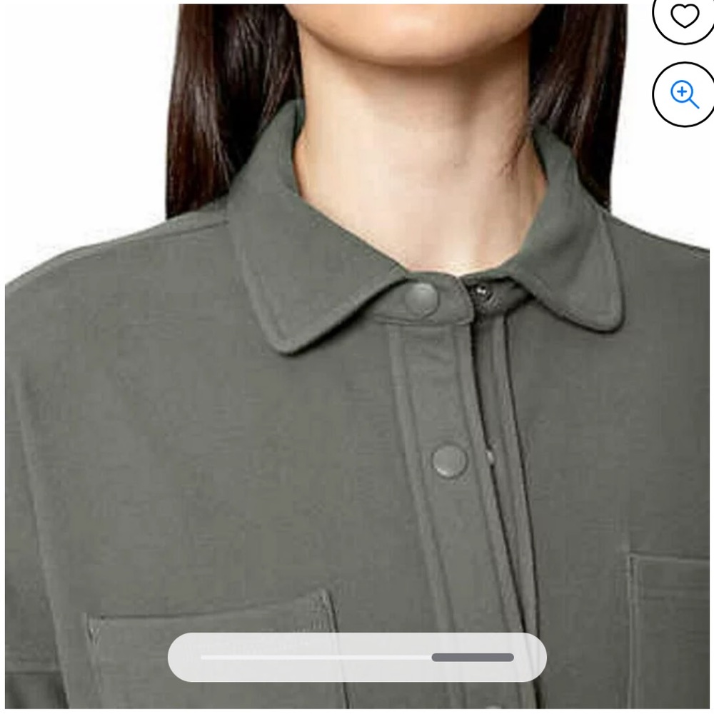 NWT Ladies Cozy Button Up Shirt - Picture 5 of 5